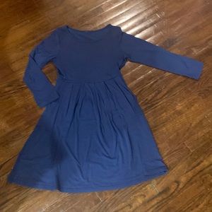Knee-high women’s blue dress S